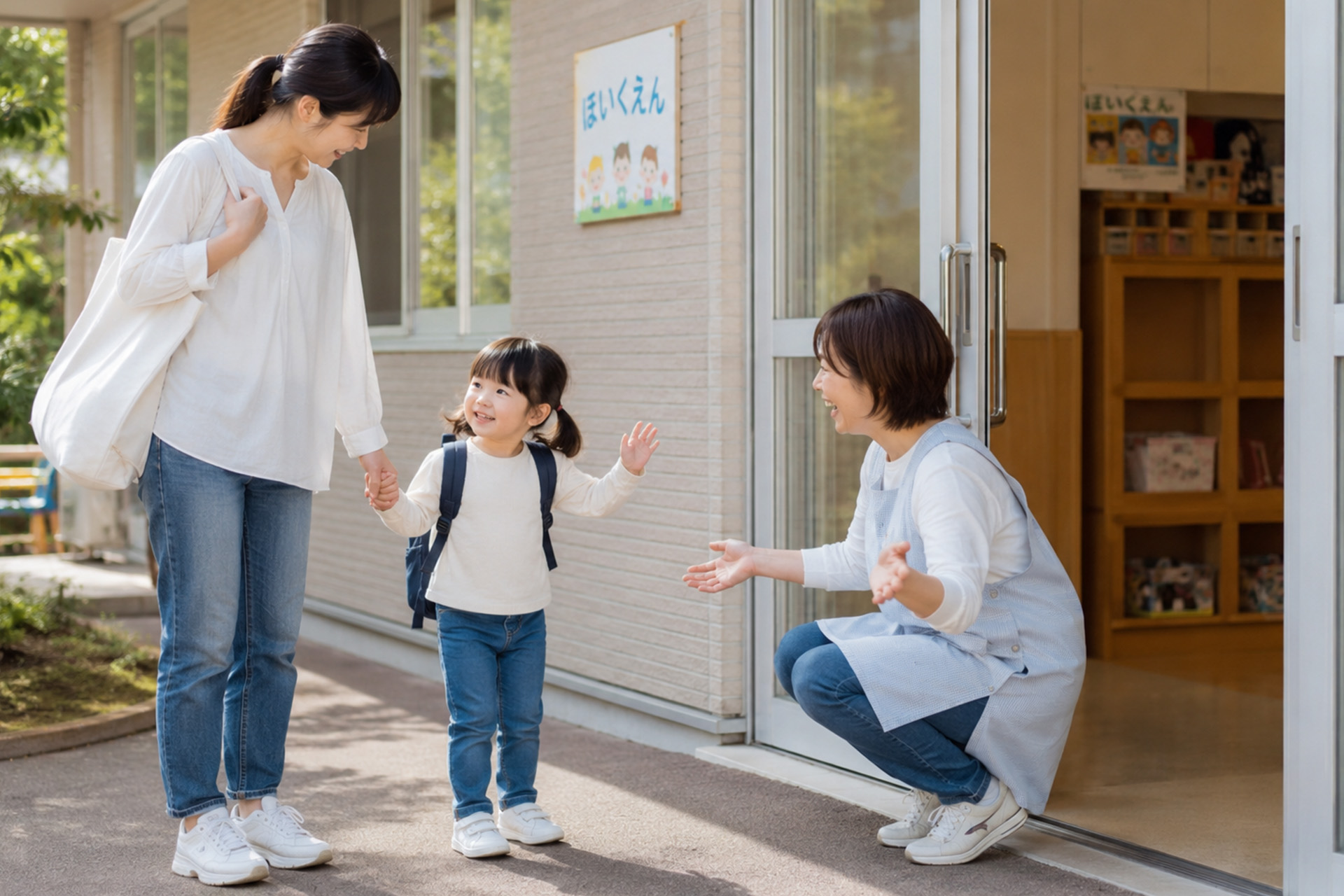 送迎にも対応し、ご家庭の負担を減らします